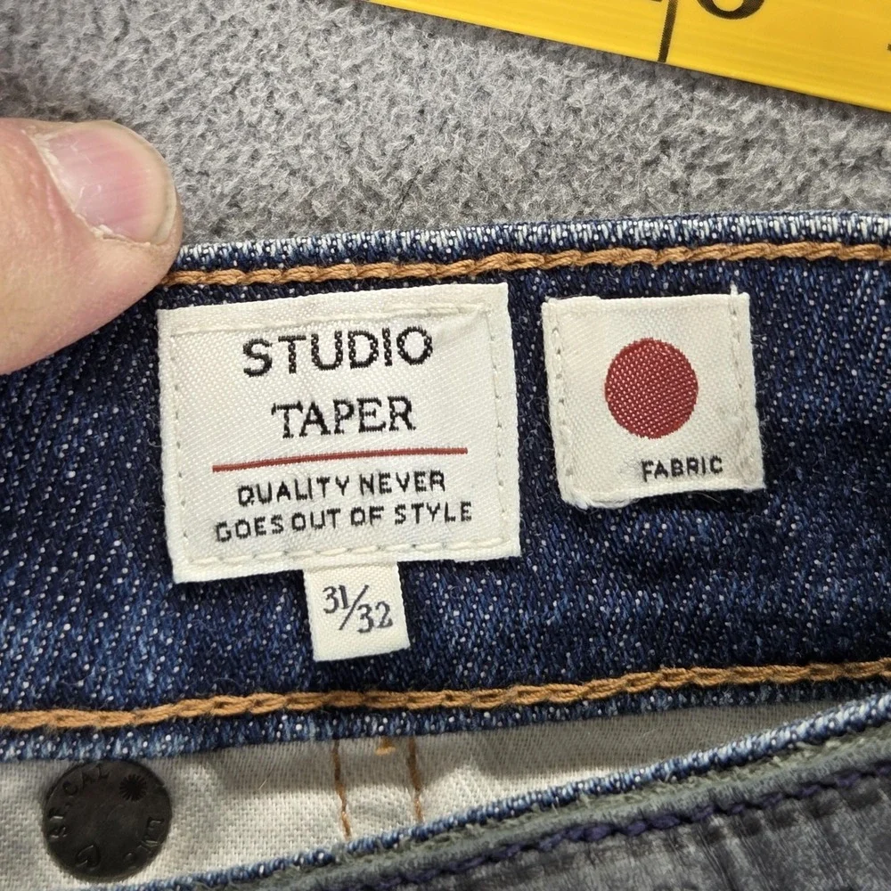 Levis Jeans Mens Blue Selvedge LVC Made & Crafted Studio‎ Taper Slim Fits 30x31